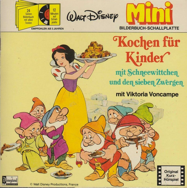Cover Various - Walt Disney - Kochen Für Kinder Mit Schneewittchen Und Den Sieben Zwergen (7) Schallplatten Ankauf