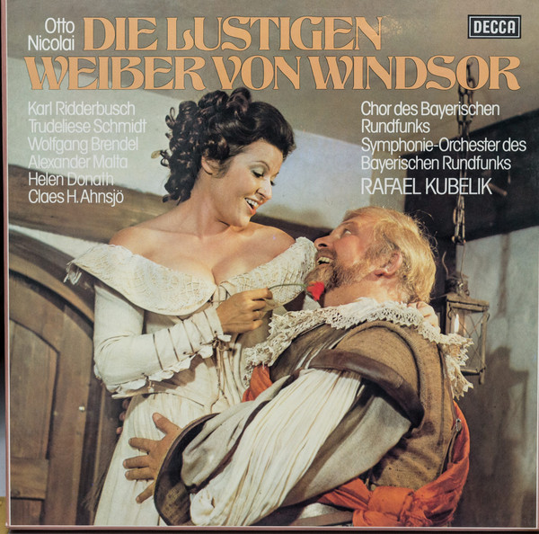 Cover Otto Nicolai / Chor Des Bayerischen Rundfunks, Symphonie-Orchester Des Bayerischen Rundfunks, Rafael Kubelik - Die Lustigen Weiber Von Windsor (3xLP, Album) Schallplatten Ankauf