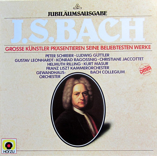 Cover Various - Johann Sebastian Bach - Jubiläumsausgabe (3xLP, Smplr) Schallplatten Ankauf