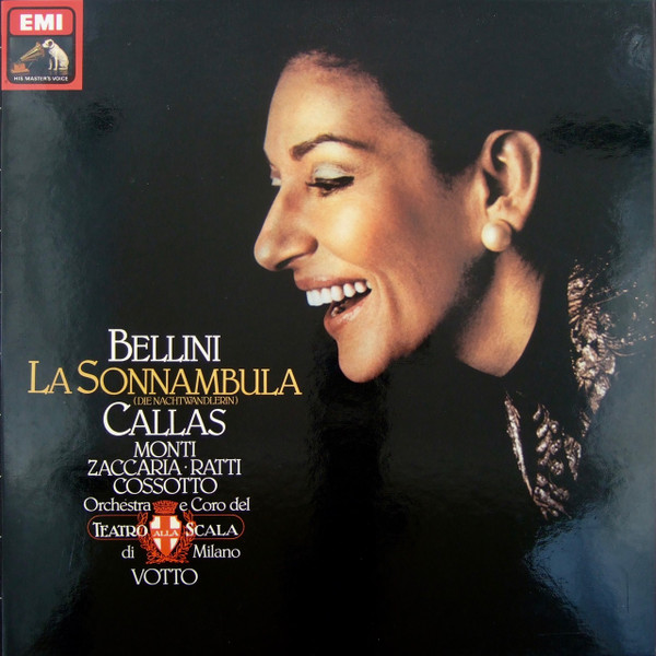Cover Bellini* – Callas* ∙ Monti* ∙ Zaccaria* ∙ Ratti* ∙ Cossotto* ∙ Orchestra* E Coro Del Teatro Alla Scala Di Milano* ∙ Votto* - La Sonnambula  (2xLP, Album, Mono, RE, RM + Box) Schallplatten Ankauf