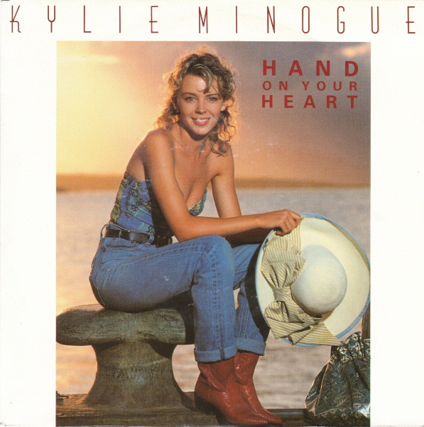 Cover Kylie Minogue - Hand On Your Heart (7, Single) Schallplatten Ankauf