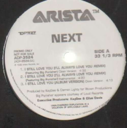 Cover Next (2) - I Still Love You (I'll Always Love You Remix) (12, Promo) Schallplatten Ankauf