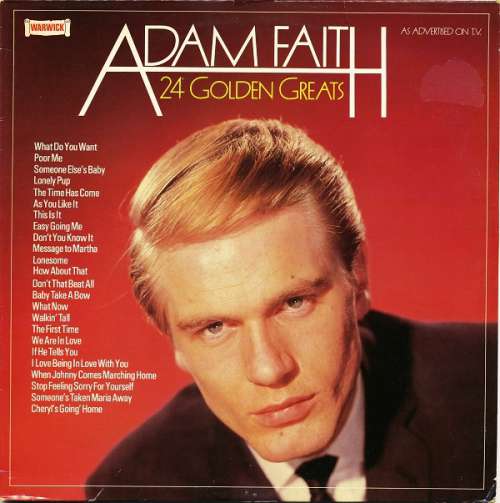 Cover Adam Faith - 24 Golden Greats (LP, Comp) Schallplatten Ankauf