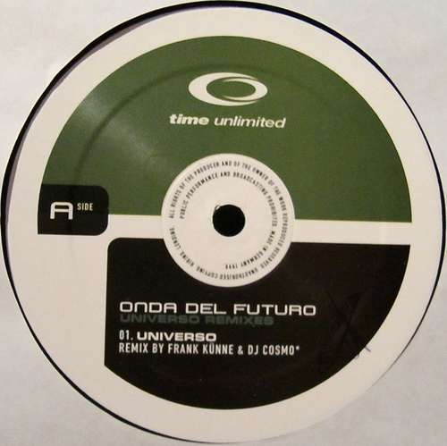 Cover Onda Del Futuro - Universo (Remixes) (12) Schallplatten Ankauf