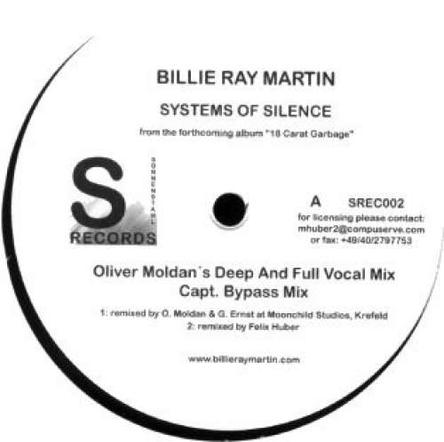 Cover Billie Ray Martin - Systems Of Silence (12) Schallplatten Ankauf