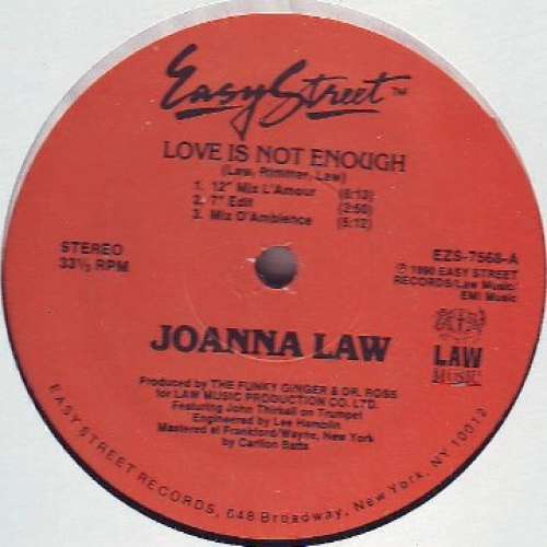 Cover Joanna Law - Love Is Not Enough (12) Schallplatten Ankauf