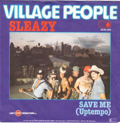 Bild Village People - Sleazy (7, Single) Schallplatten Ankauf