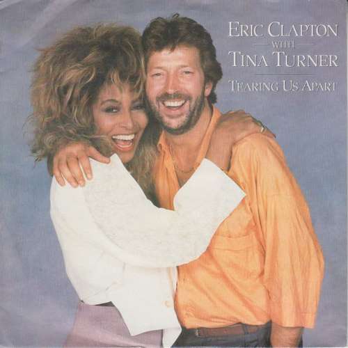 Cover Eric Clapton with Tina Turner - Tearing Us Apart (7, Single) Schallplatten Ankauf