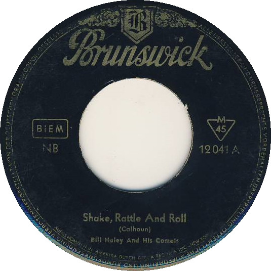 Cover Bill Haley And His Comets - Shake, Rattle And Roll / Dim, Dim The Lights (7, Mono, RE) Schallplatten Ankauf