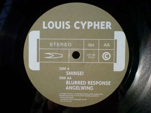 Cover Louis Cypher - Shinsei / Blurred Response / Angelwing (12) Schallplatten Ankauf