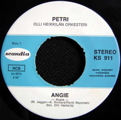 Cover Petri* - Angie (7, Single) Schallplatten Ankauf