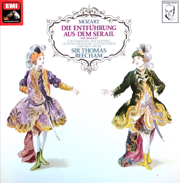 Cover Mozart*, Sir Thomas Beecham - Die Entführung Aus Dem Serail (2xLP, Album, RE) Schallplatten Ankauf