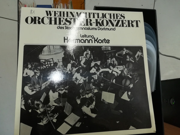 Cover Jugendorchester des Stadtgymnasiums Dortmund*, Hermann Korte - Weihnachtliches Orchester-Konzert (LP, Album) Schallplatten Ankauf