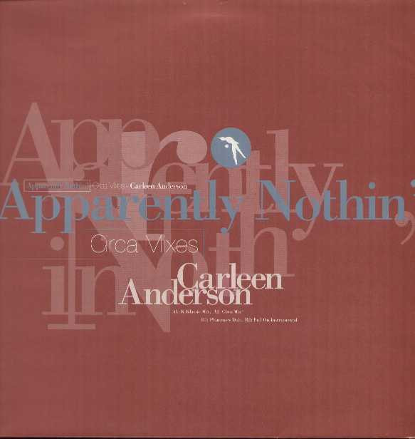 Cover Carleen Anderson - Apparently Nothin' (12, Ltd, Promo) Schallplatten Ankauf
