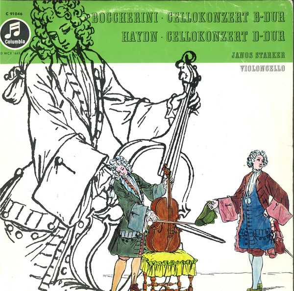 Cover Boccherini*, Haydn*, Janos Starker - Boccherini Cellokonzert B-Dur, Haydn Cellokonzert D-Dur (LP, Mono) Schallplatten Ankauf