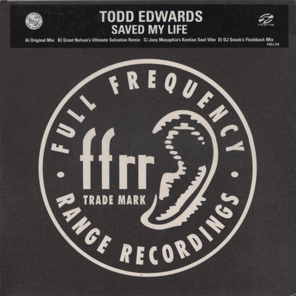 Cover Todd Edwards - Saved My Life (2x12, Promo) Schallplatten Ankauf