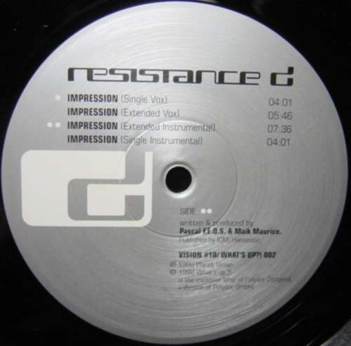 Cover Resistance D - Impression (12) Schallplatten Ankauf