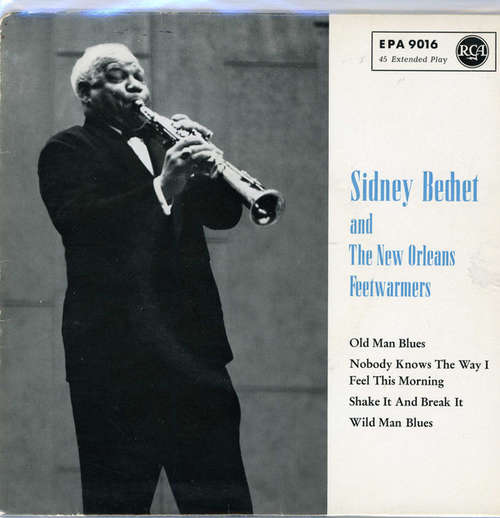 Cover Sidney Bechet And His New Orleans Feetwarmers - Old Man Blues (7, EP) Schallplatten Ankauf