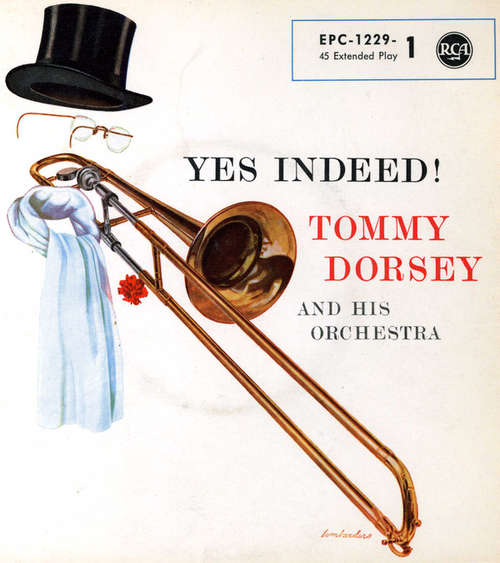 Cover Tommy Dorsey And His Orchestra - Yes Indeed! (7, EP) Schallplatten Ankauf