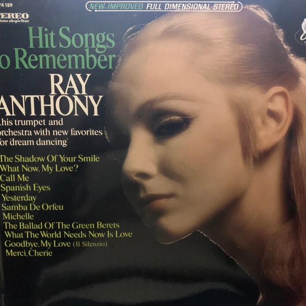 Cover Ray Anthony - Hit Songs To Remember (LP, Album) Schallplatten Ankauf