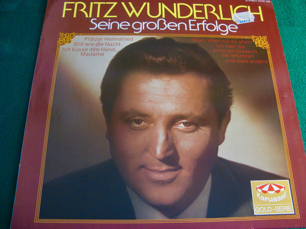 Cover Fritz Wunderlich - Seine Großen Erfolge (LP, Album) Schallplatten Ankauf