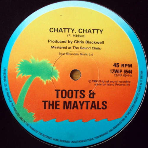 Cover Toots & The Maytals - Chatty, Chatty (12) Schallplatten Ankauf