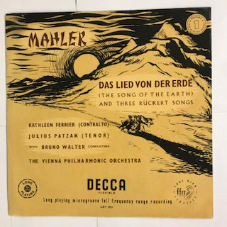 Cover Mahler* - Kathleen Ferrier, Julius Patzak, Vienna Philharmonic Orchestra* Conducted By Bruno Walter - Das Lied Von Der Erde (The Song Of The Earth) (2xLP, Mono) Schallplatten Ankauf