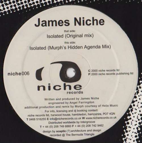 Cover James Niche - Isolated (12) Schallplatten Ankauf
