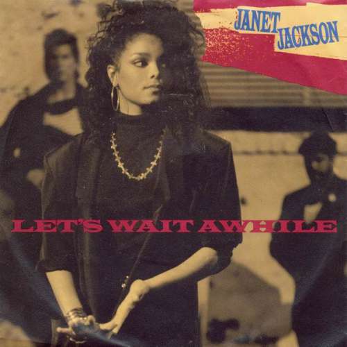 Cover Janet Jackson - Let's Wait Awhile (7, Single) Schallplatten Ankauf