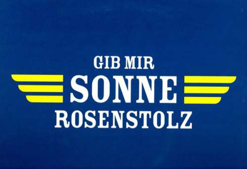 Cover Rosenstolz - Gib Mir Sonne (Vinyl 2) (12) Schallplatten Ankauf