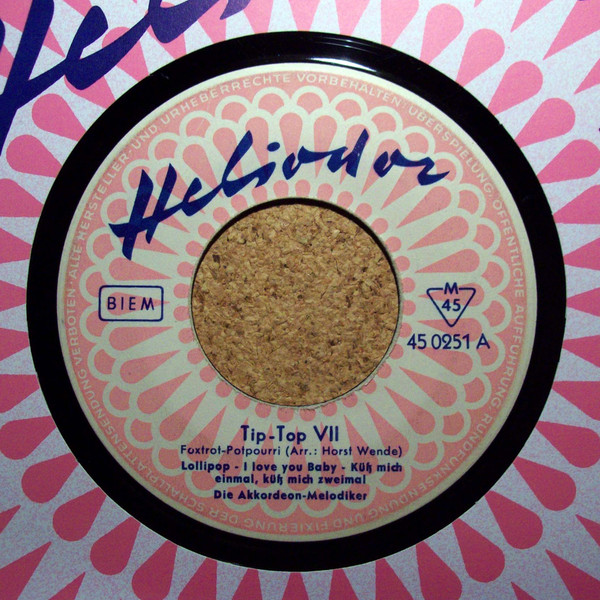 Bild Die Akkordeon-Melodiker - Tip-Top VII (7, Single) Schallplatten Ankauf