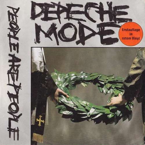 Cover Depeche Mode - People Are People (7, Single, Red) Schallplatten Ankauf