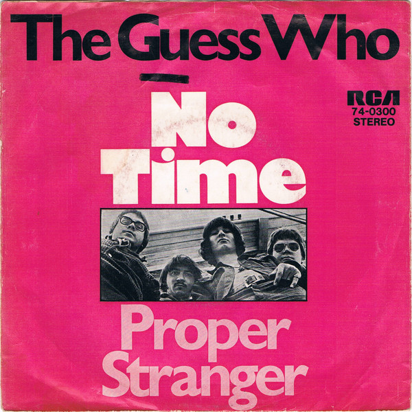 Cover The Guess Who - No Time (7, Single) Schallplatten Ankauf