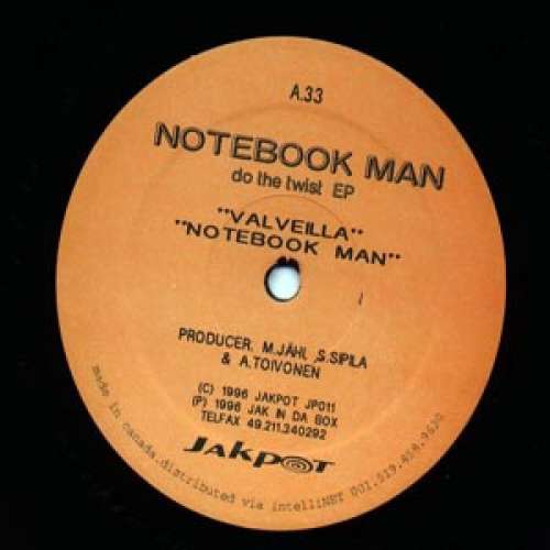 Cover Notebook Man - Do The Twist EP (12, EP) Schallplatten Ankauf