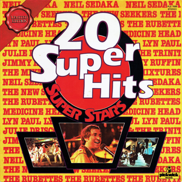 Cover Various - 20 Super Hits - Super Stars (LP, Comp, Ltd, Fre) Schallplatten Ankauf