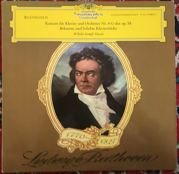 Bild Ludwig van Beethoven, Wilhelm Kempff - Konzert Für Klavier Und Orchester Nr. 4 G-dur Op. 58 / Bekannte Und Beliebte Klavierstücke (LP) Schallplatten Ankauf
