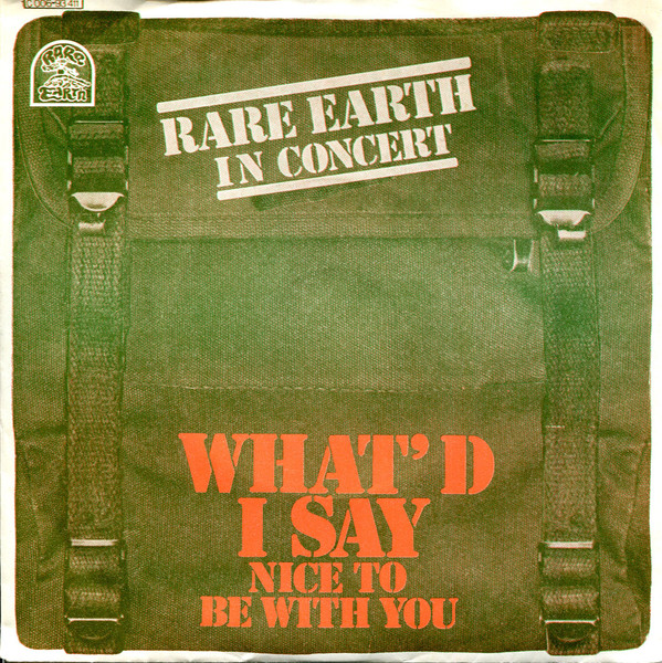 Cover Rare Earth - What'd I Say  (7, Single) Schallplatten Ankauf