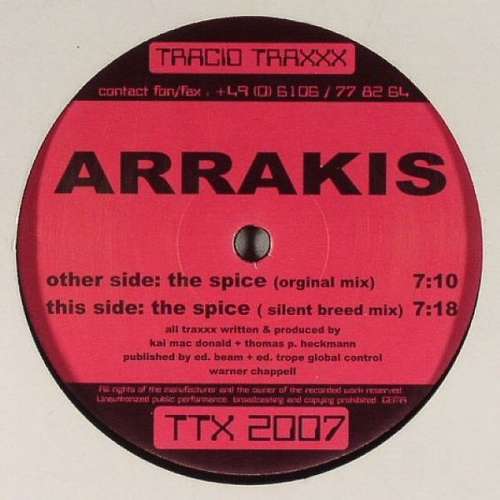 Cover Arrakis - The Spice (12) Schallplatten Ankauf