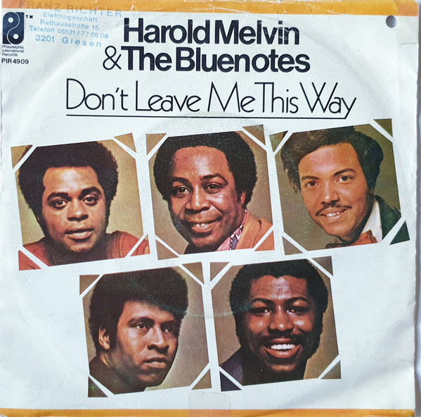 Cover Harold Melvin & The Bluenotes* - Don't Leave Me This Way (7, Single, RP, Ger) Schallplatten Ankauf