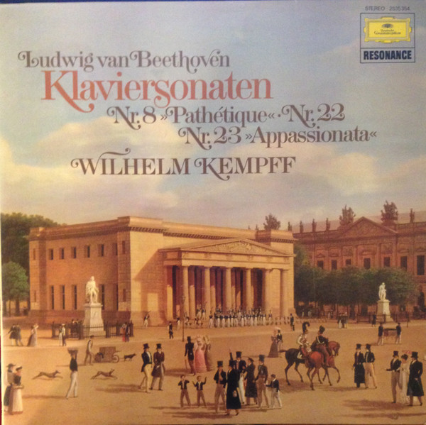 Cover Wilhelm Kempff - Ludwig van Beethoven - Klaviersonaten Nr.8 Pathétique / Nr.22 / Nr.23 Appassionata (LP, Album) Schallplatten Ankauf