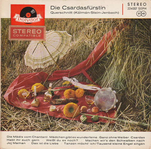 Cover Kálmán* -  Stein*  -  Jenbach* - Die Csardasfürstin (7, EP) Schallplatten Ankauf
