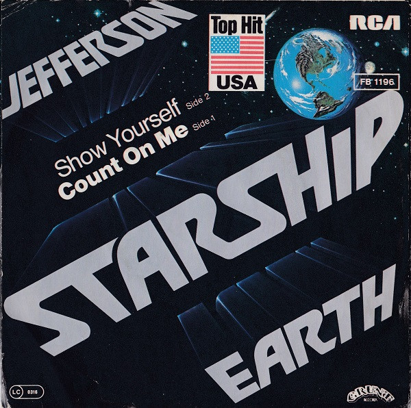 Cover Jefferson Starship - Count On Me (7, Single) Schallplatten Ankauf
