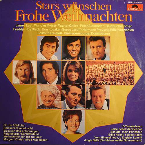 Cover Various - Stars Wünschen Frohe Weihnachten (LP, Comp) Schallplatten Ankauf