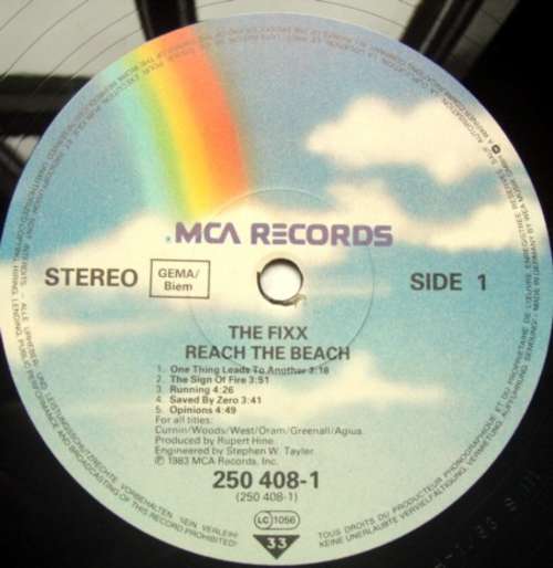 Cover The Fixx - Reach The Beach (LP, Album, RE) Schallplatten Ankauf