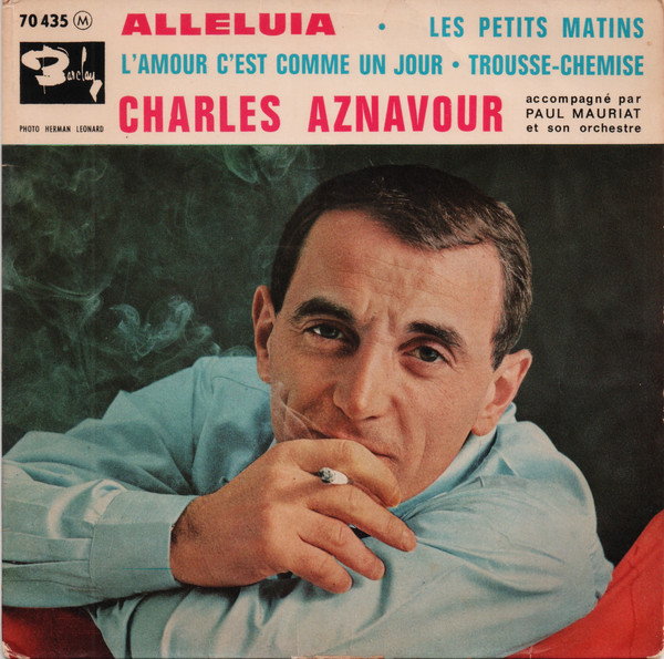 Cover Charles Aznavour - Alleluia (7, EP) Schallplatten Ankauf