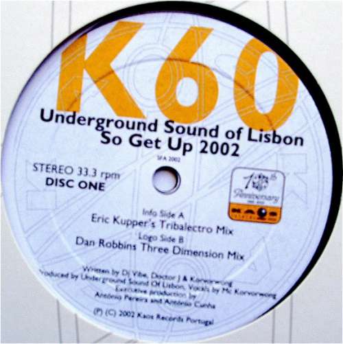 Cover Underground Sound Of Lisbon - So Get Up 2002 (2x12) Schallplatten Ankauf