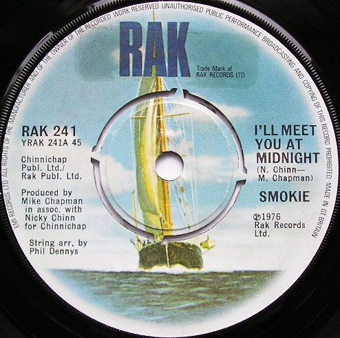 Cover Smokie - I'll Meet You At Midnight (7, Single) Schallplatten Ankauf