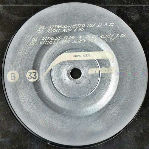 Cover Revil O.* - Witness (12, Promo) Schallplatten Ankauf
