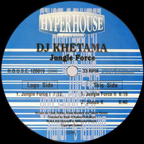 Cover DJ Khetama - Jungle Force (12) Schallplatten Ankauf
