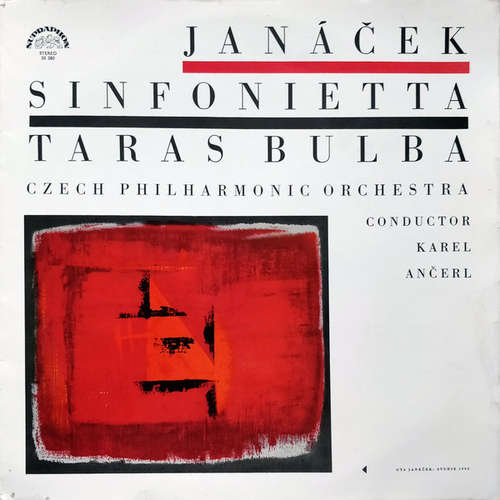 Cover Janáček*, Czech Philharmonic Orchestra*, Karel Ančerl - Sinfonietta / Taras Bulba (LP, RP, Gat) Schallplatten Ankauf